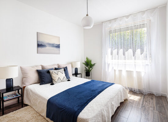 Viola projekt hálószoba Home Staging után