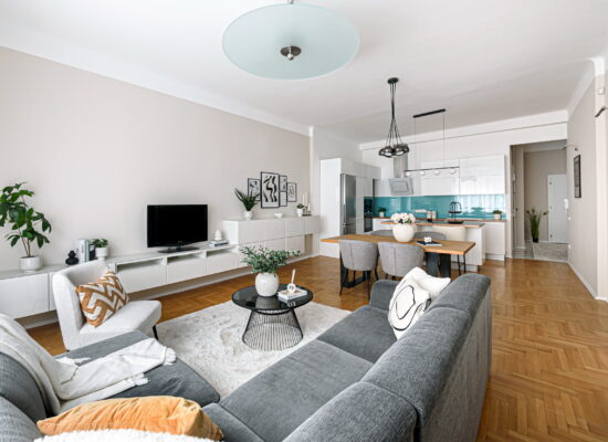 Tátra projekt nappali Home Staging után